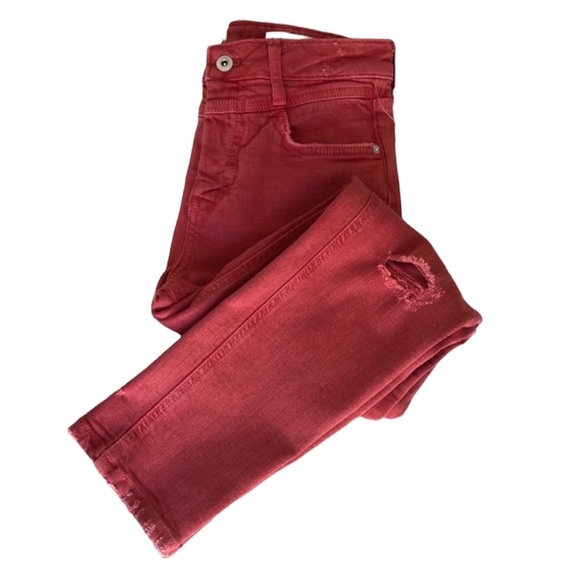 Anthropologie Denim - Anthropologie Jeans High Rise Distressed Slim NWT Women’s Size 27